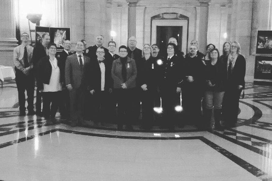 22 Manitoba paramedics were honoured at the Legislature.