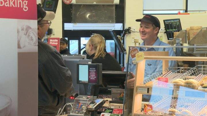 The Tim Hortons on Millar Avenue attempting a record for the most pay it forward orders in a single day.