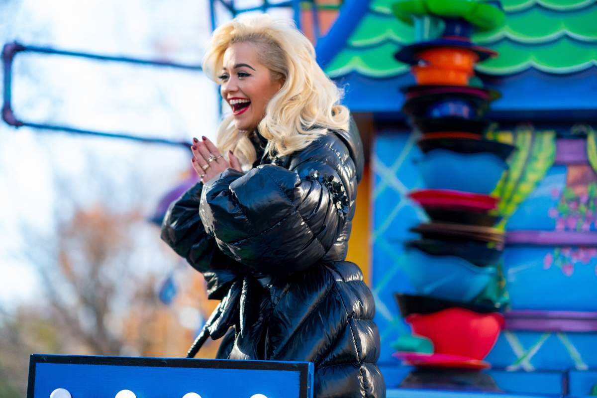 Rita Ora attends the 2018 Macy’s Thanksgiving Day Parade on Nov. 22, 2018 in New York City.