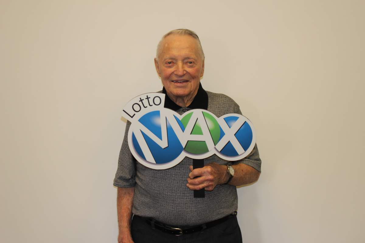 Lottery winner Lorne Ronald.