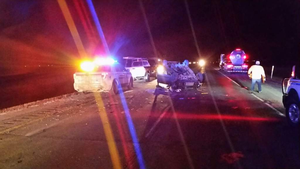 Headingley RCMP vehicles were struck during a traffic stop.