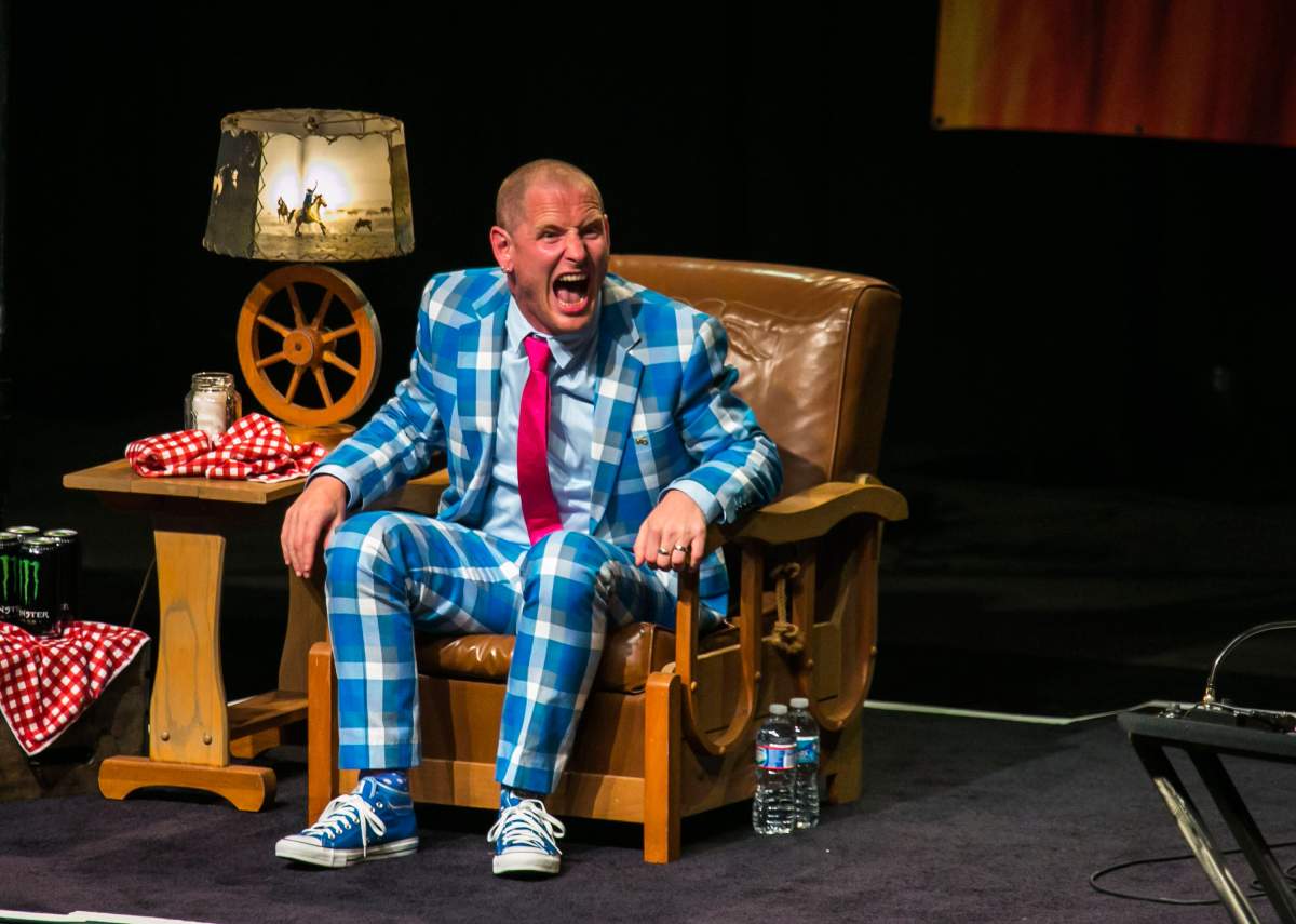Corey Taylor attends the Monster Energy Roast On The Range With Corey Taylor at LC Pavilion on May 15, 2014, in Columbus, Ohio.
