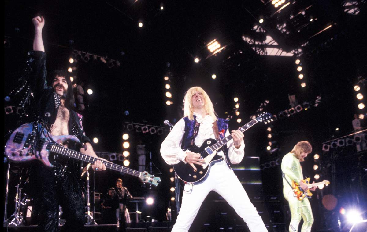 Spinal Tap in New York City, 1992.