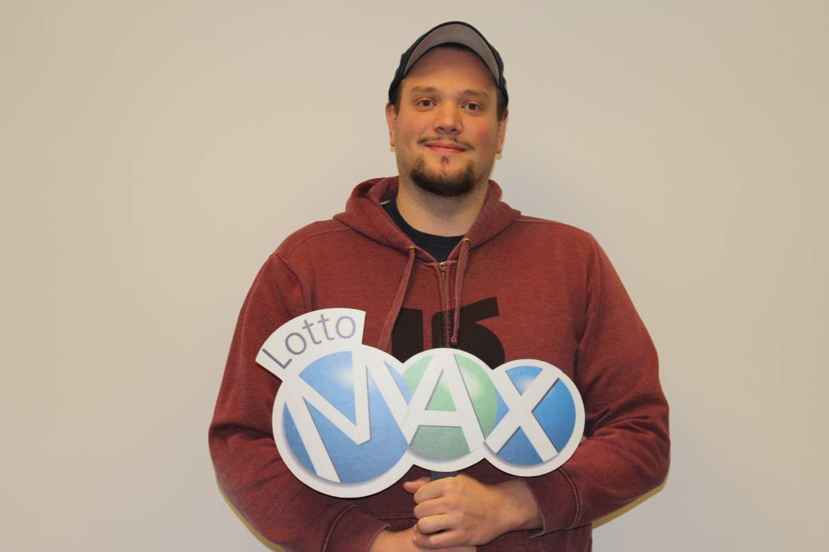 Lotto Winner Steven Bernjak.