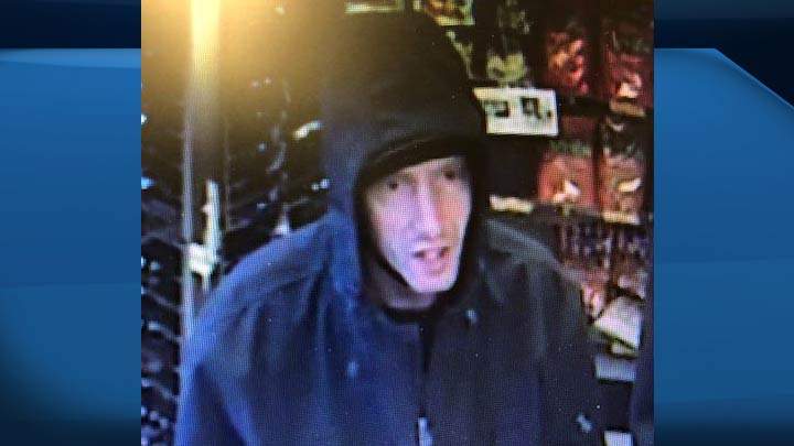 Saskatoon police have released this surveillance photo of a suspect after a stolen truck fled a gas station in the 1600-block of Idylwyld Drive North on Nov. 6, 2018.