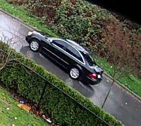 Surrey RCMP and IHIT are looking for any information relating to this suspect vehicle in connection with a shooting on Monday.