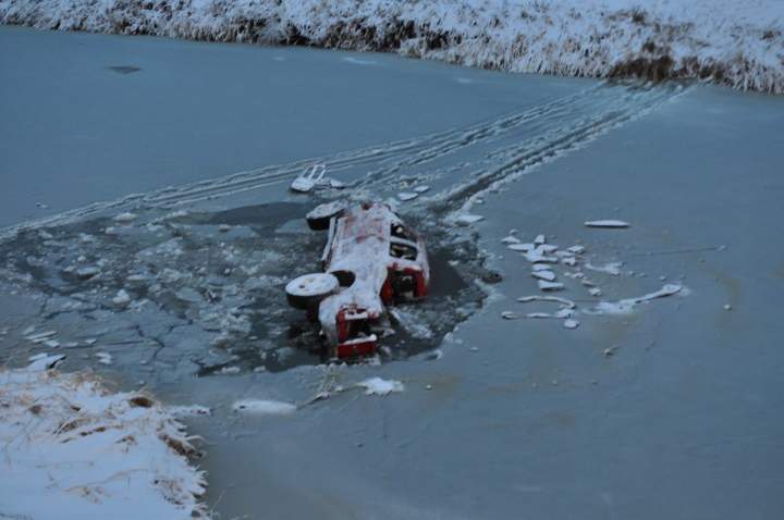 RCMP is looking for 26-year-old Colton Koop after a truck was found partially submerged in a creek in Swift Current.