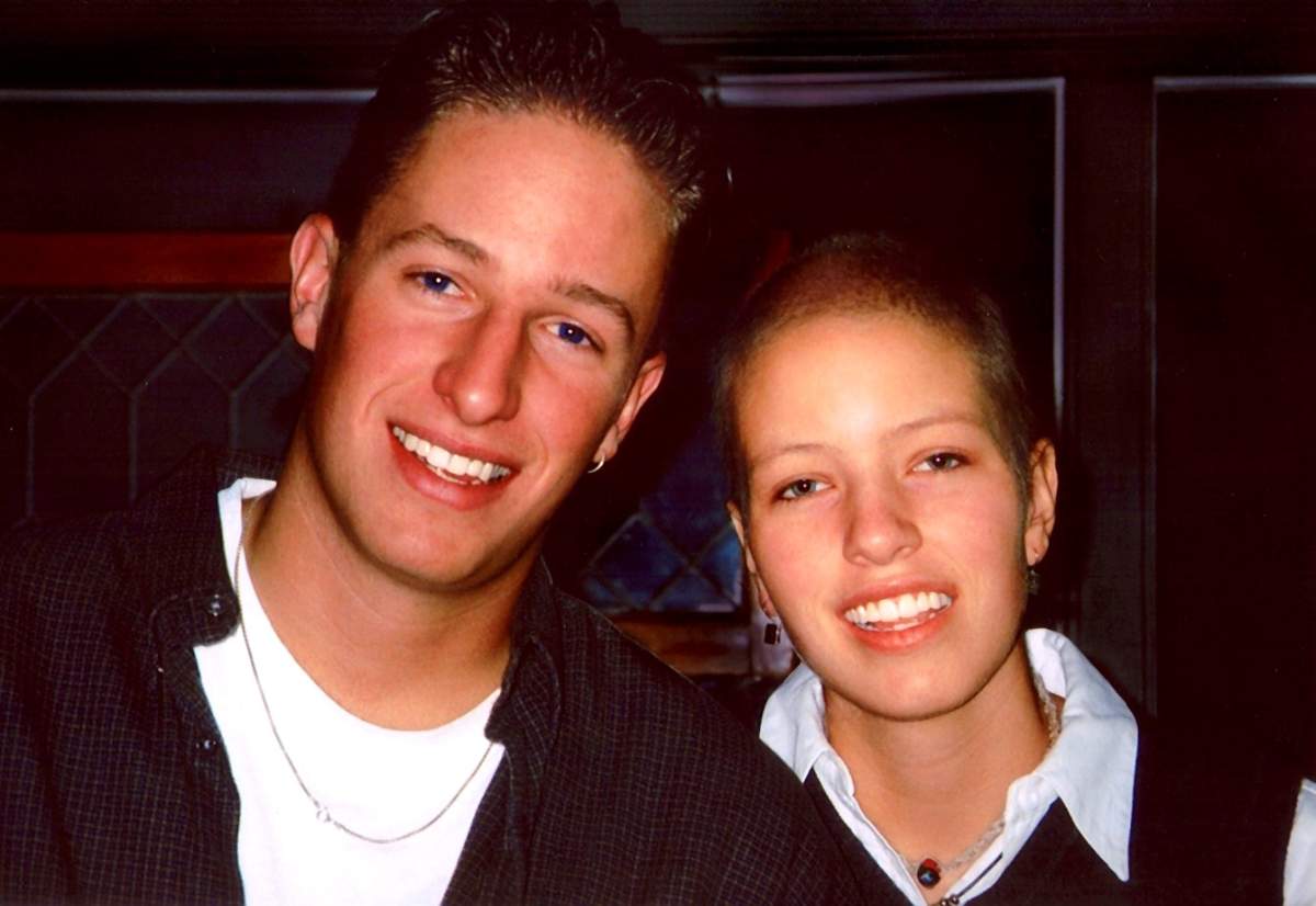 19-year-old Tim Hamilton pictured with his sister, Maggie.