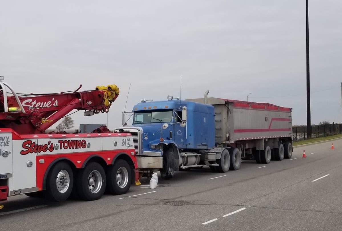 Police say a 30-year-old man from Brampton has been charged after a multiple-vehicle collision on Highway 400. 