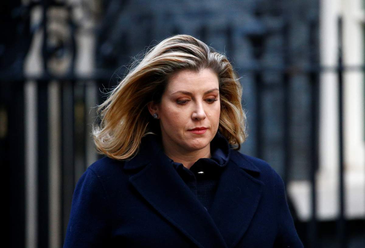 British Member of Parliament Penny Mordaunt leaves 10 Downing Street, in London, Britain November 14, 2018.