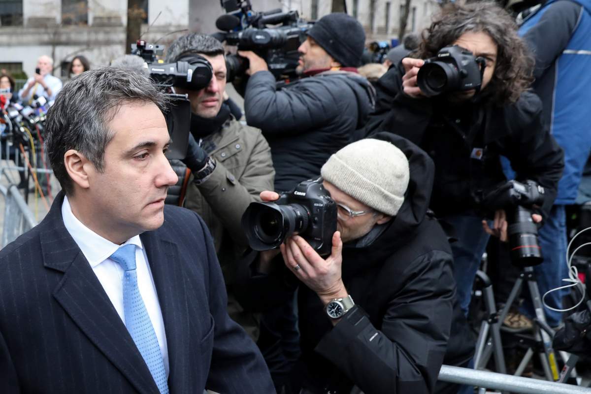 Michael Cohen, U.S. President Donald Trump’s former personal attorney, exits the United States Courthouse after sentencing at the Manhattan borough of New York City on Dec. 12, 2018.