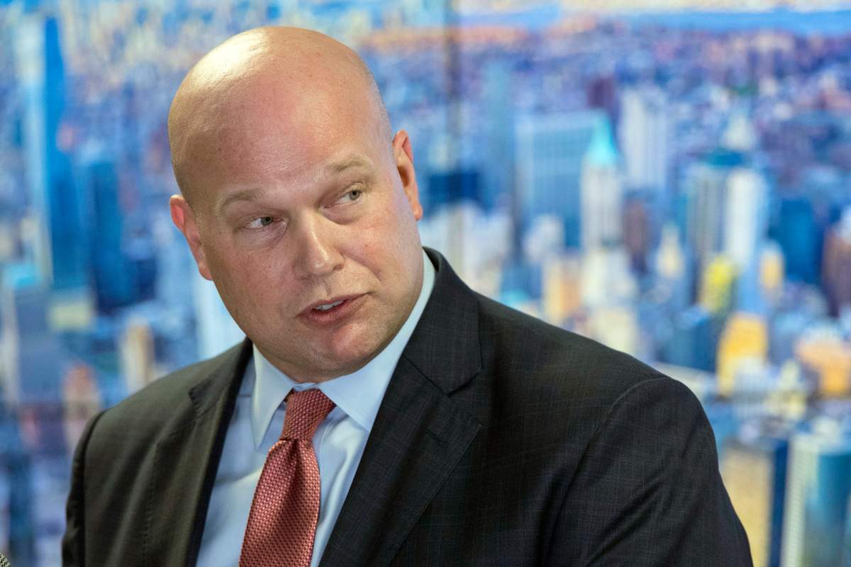 Acting Attorney General Matthew Whitaker.