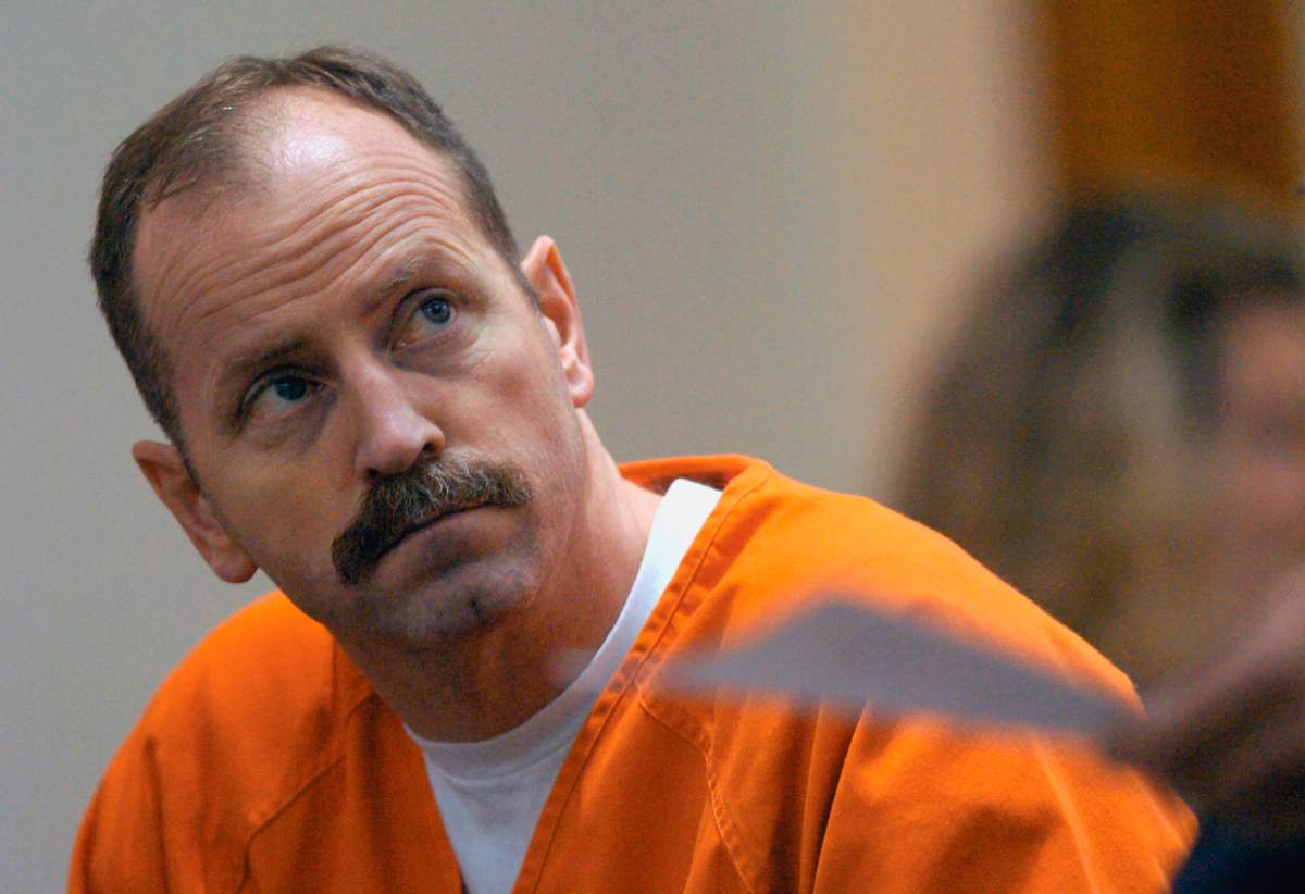 In a Monday, July 11, 2005 file photo, Kelly Frank sits in court during a hearing, in Conrad, Mont. 