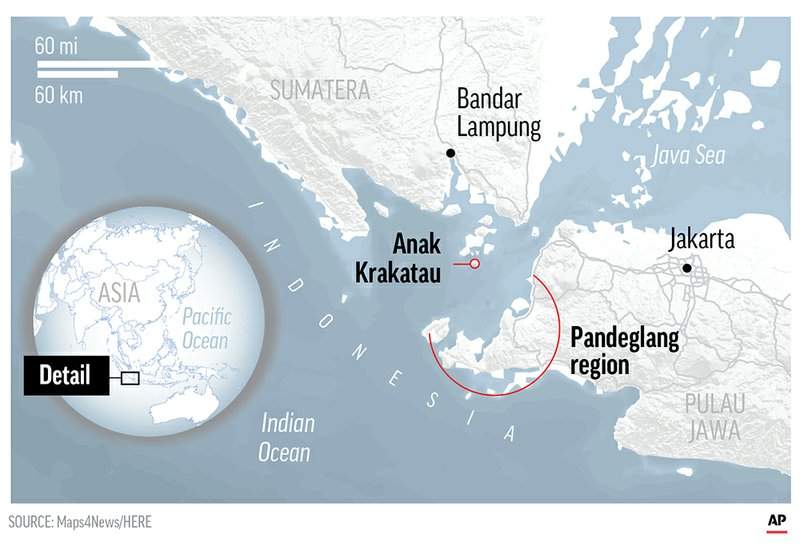 Tsunami that claimed 222 lives in Indonesia struck without warning - image