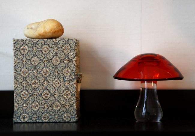 In this April 13, 2010 photo, relaxing and thematic decor are on display in a room where subjects with advanced cancer participate in a study of the effects of hallucinogenic drugs on their emotional and psychological state at New York University. 
