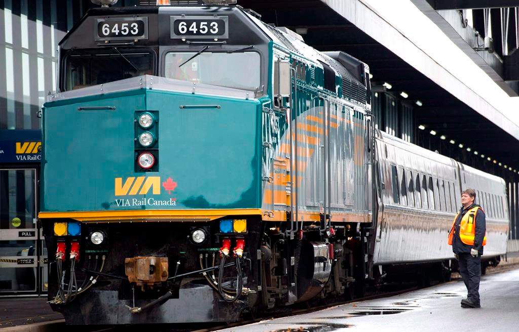 The Canadian rail company requires 32 new trains to maintain its current capacity of 9,100 seats. The equipment must be able to run on electricity once that is installed along the route.