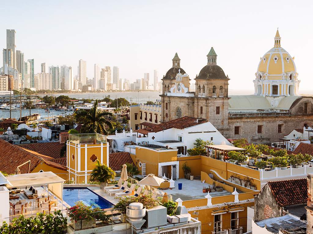 Skyline of Cartagena. Getty Images