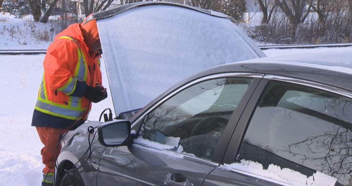 CAA works on getting a car to start.