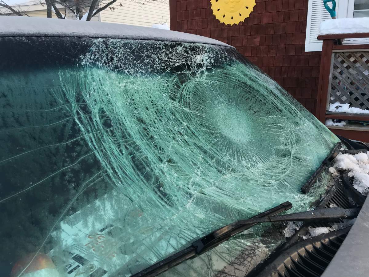 Gallant says if he hit the brakes, he would have been rear-ended by a transport truck following him