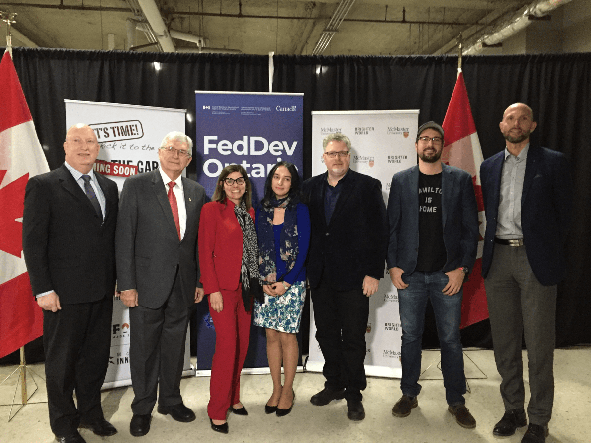 Hamilton West-Ancaster-Dundas MP Filomena Tassi announced that $1.2 million will be given to McMaster University's start-up incubator to expand into the empty parking garage at McMaster Innovation Park.