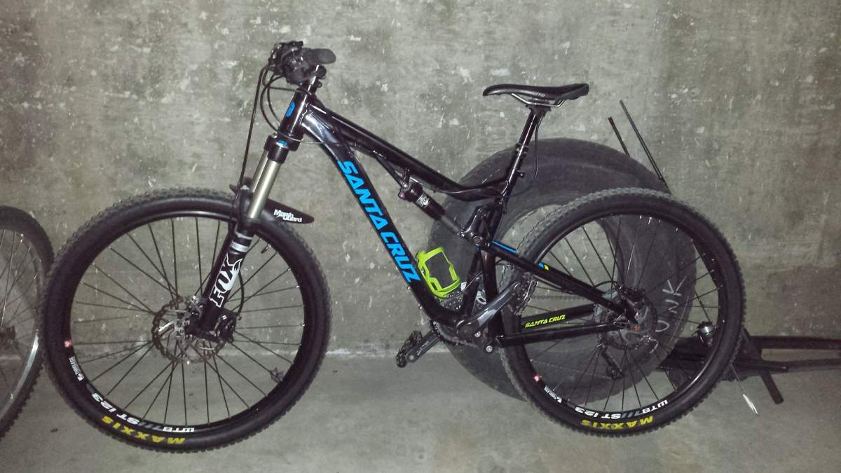 This Santa Cruz Bronson mountain bike was stolen from a Revelstoke home Monday night.