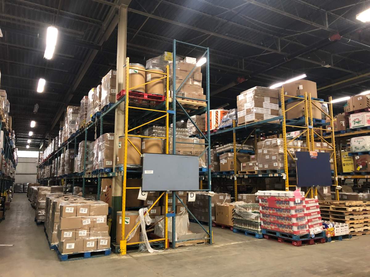 The Daily Bread Food Bank warehouse in Toronto, Dec. 28, 2018.