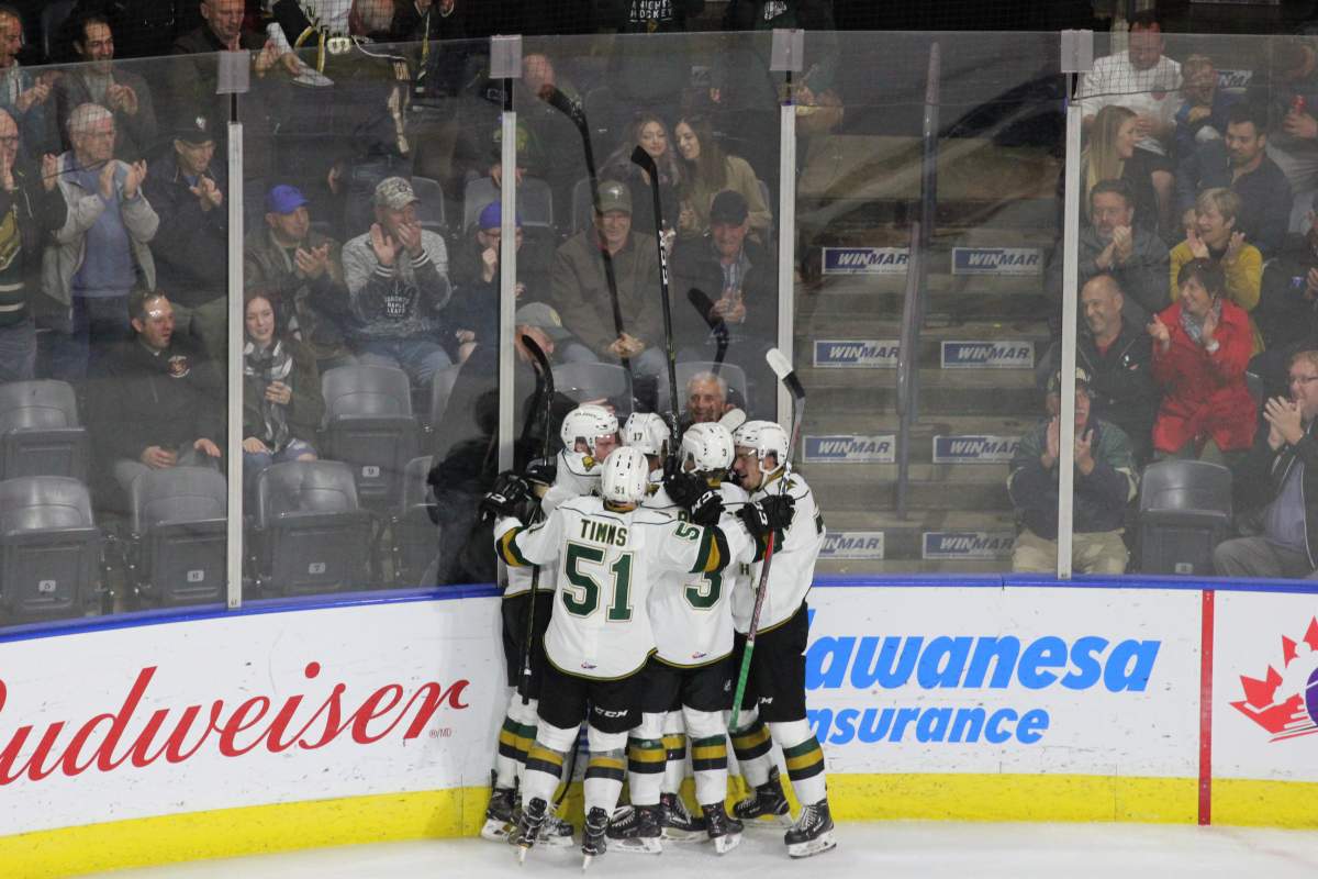 London Knights host the Windsor Spitfires on Friday. 