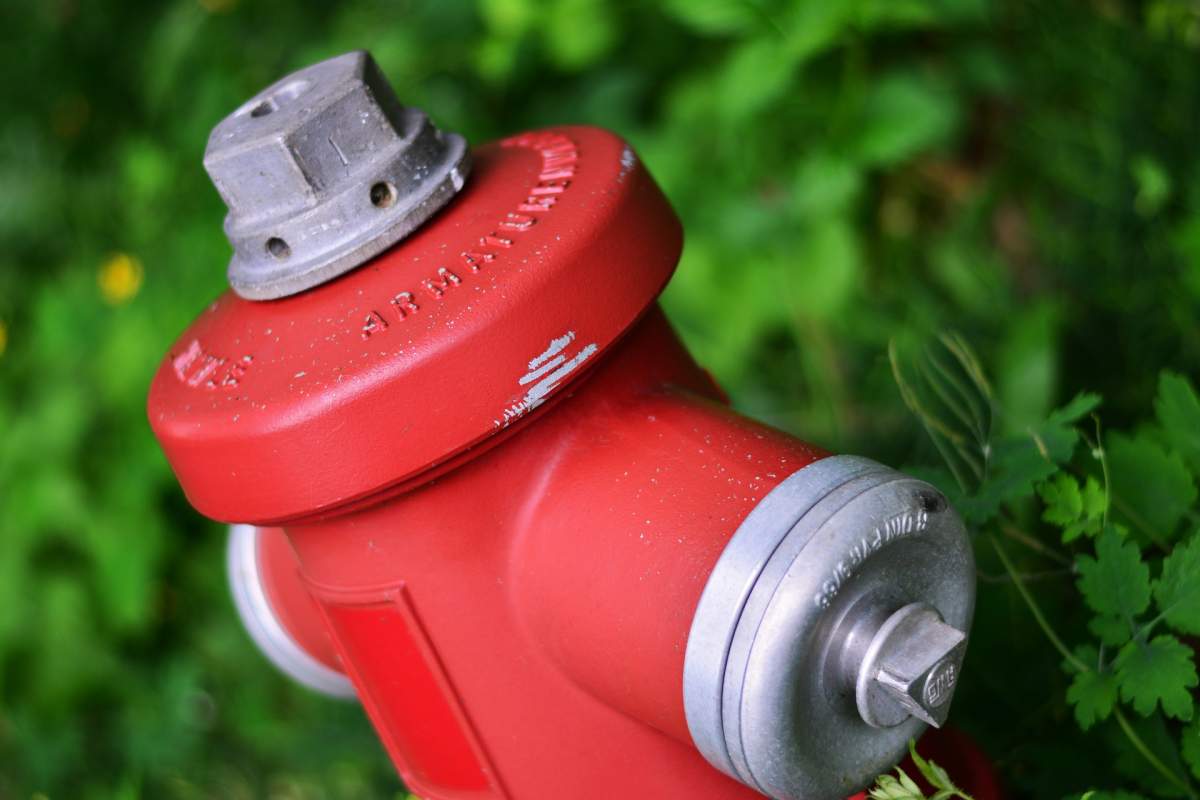 A fire hydrant.