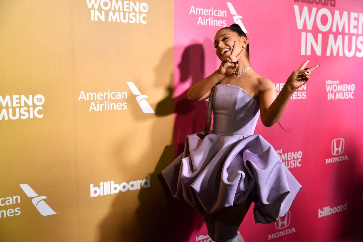 Ariana Grande attends the Billboard Women In Music 2018 on Dec. 6, 2018, in New York City.