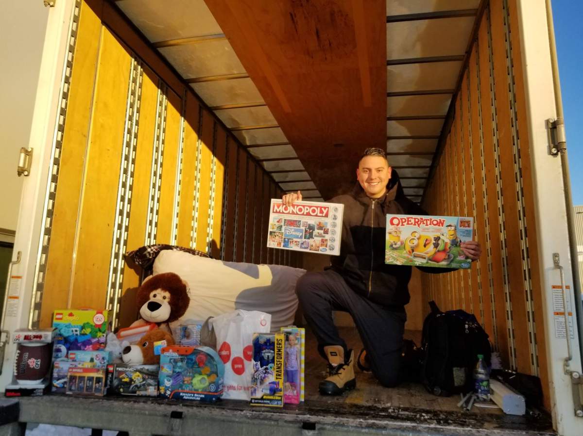 Can Man Dan (Dan Johnstone) kicks off his third campout of 2018 in support of 630 CHED Santas Anonymous. 