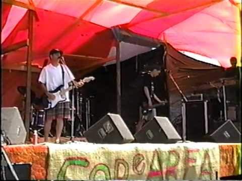 Winnipeg band Artificial Joy performing at Corefest on Garbage Hill in 1993.