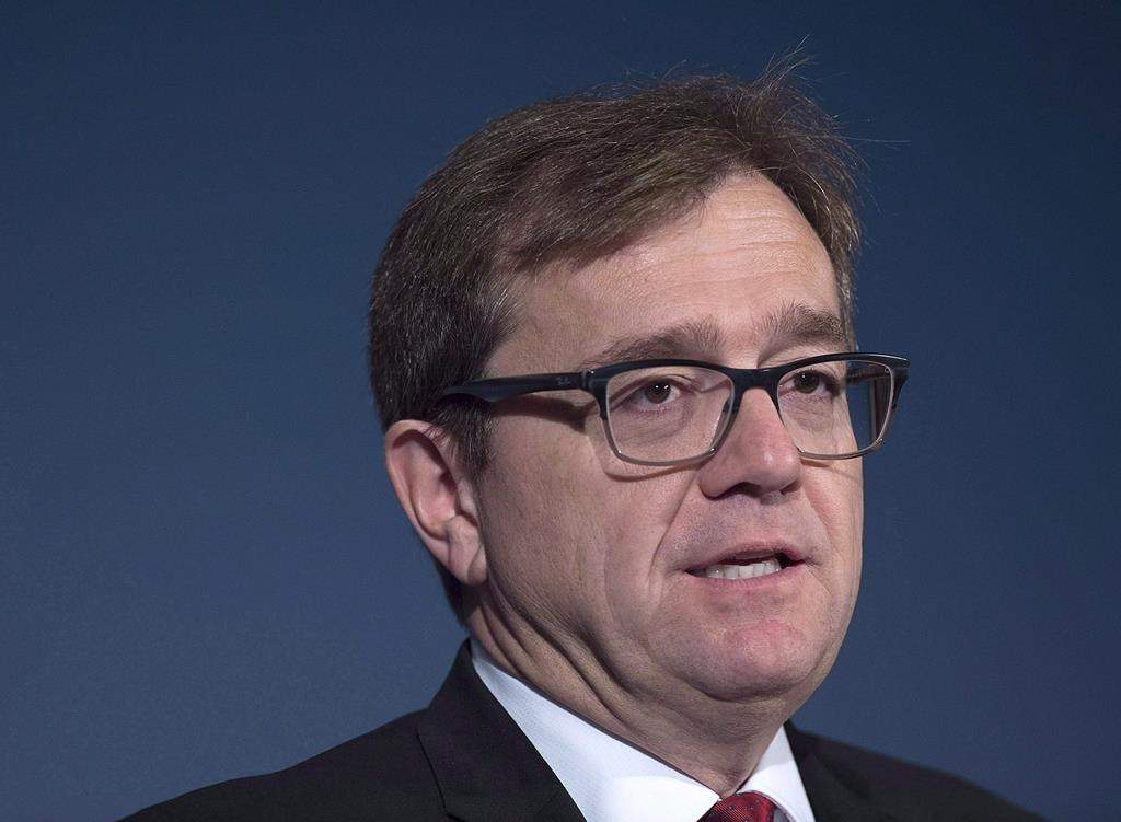 Canadian Fisheries Minister Jonathan Wilkinson fields questions at a news conference as the G7 environment, oceans and energy ministers meet in Halifax on Thursday, Sept. 20, 2018.