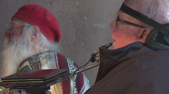 Spectators at the International Day for Persons With Disabilities celebration at the Canadian Museum for Human Rights on Monday morning.