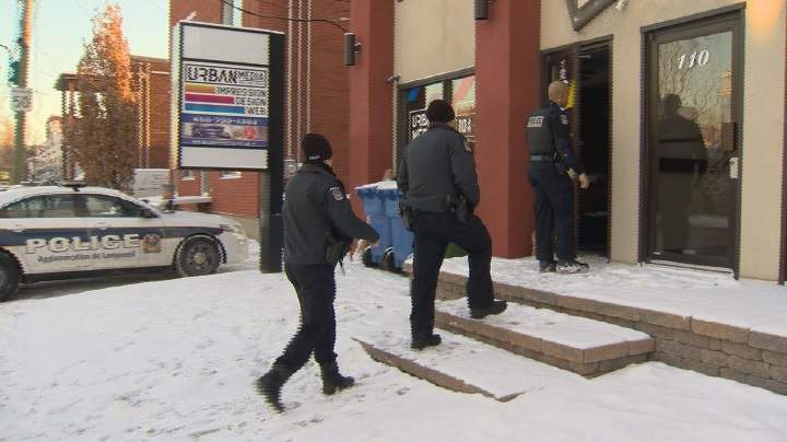 More than 80 officers with ENRCO were involved in multiple raids targeting a drug trafficking network linked to the Hells Angels. Wednesday, Dec. 12, 2018.