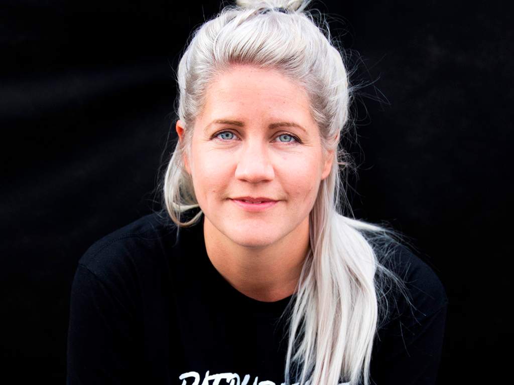 TV host Emma Knyckare, founder of the two-day Statement Festival in Gothenburg, Sweden, on Sept. 1, 2018.