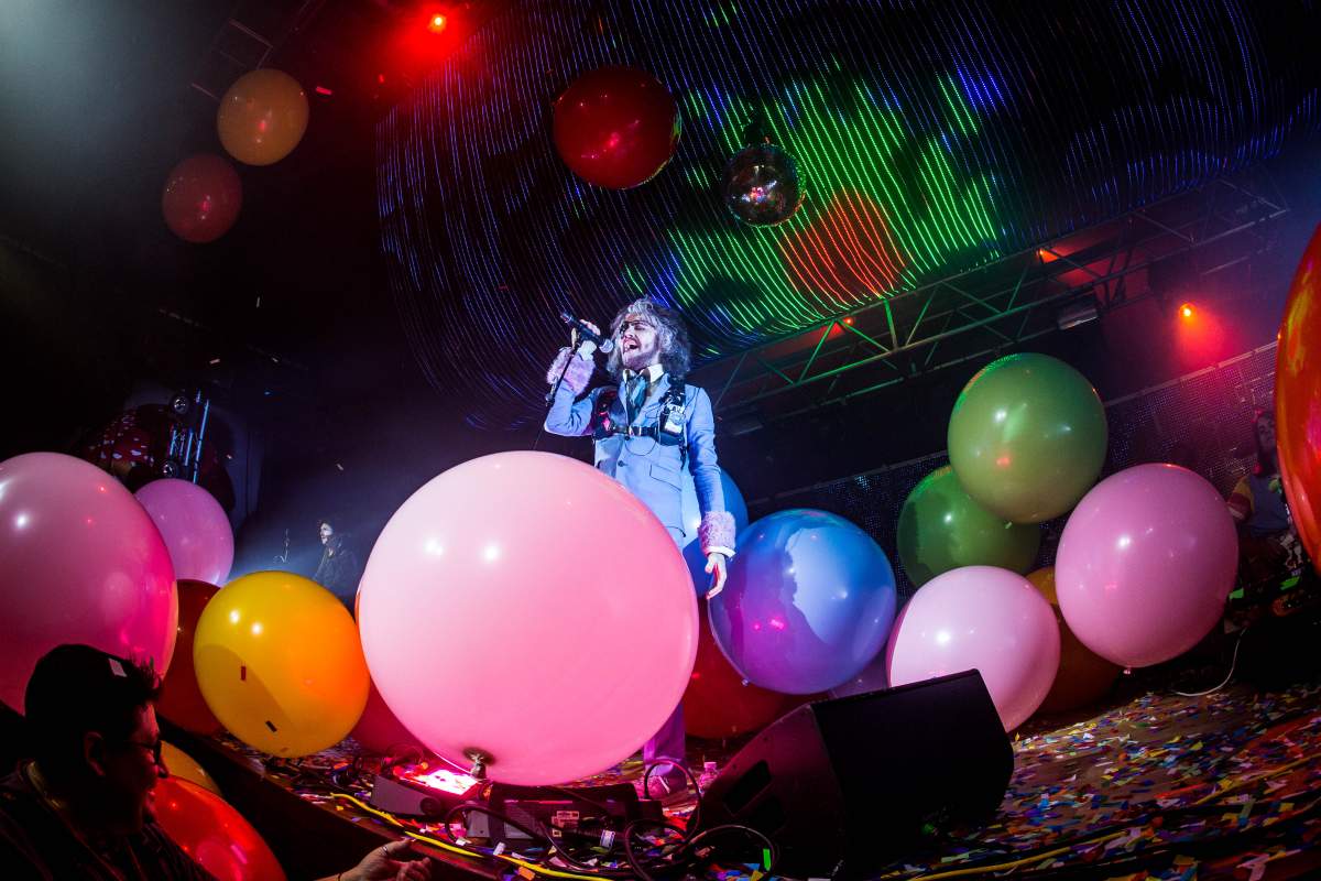 Wayne Coyne of The Flaming Lips performs on stage at Alcatraz on Nov. 14, 2018, in Milan, Italy.