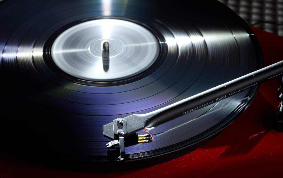 Vinyl on turntables, Oct. 26, 2015. 