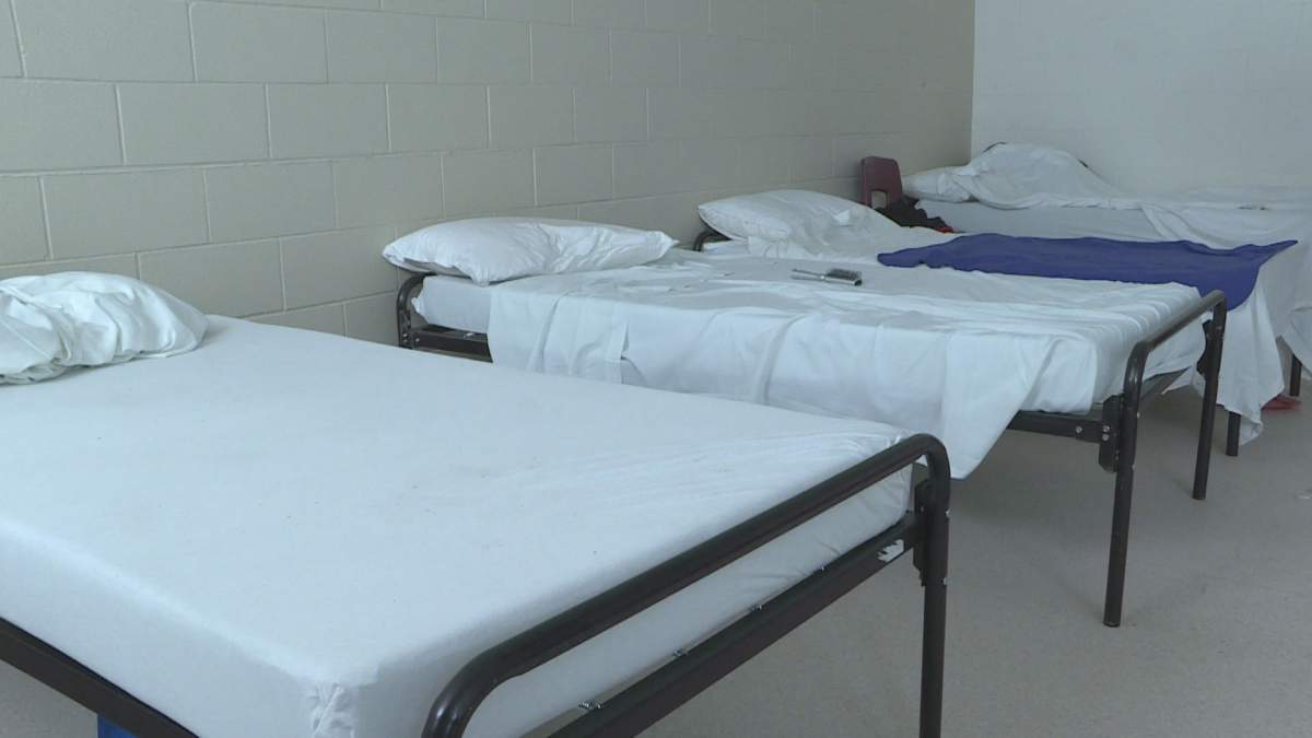 The Salvation Army men’s group bedroom.