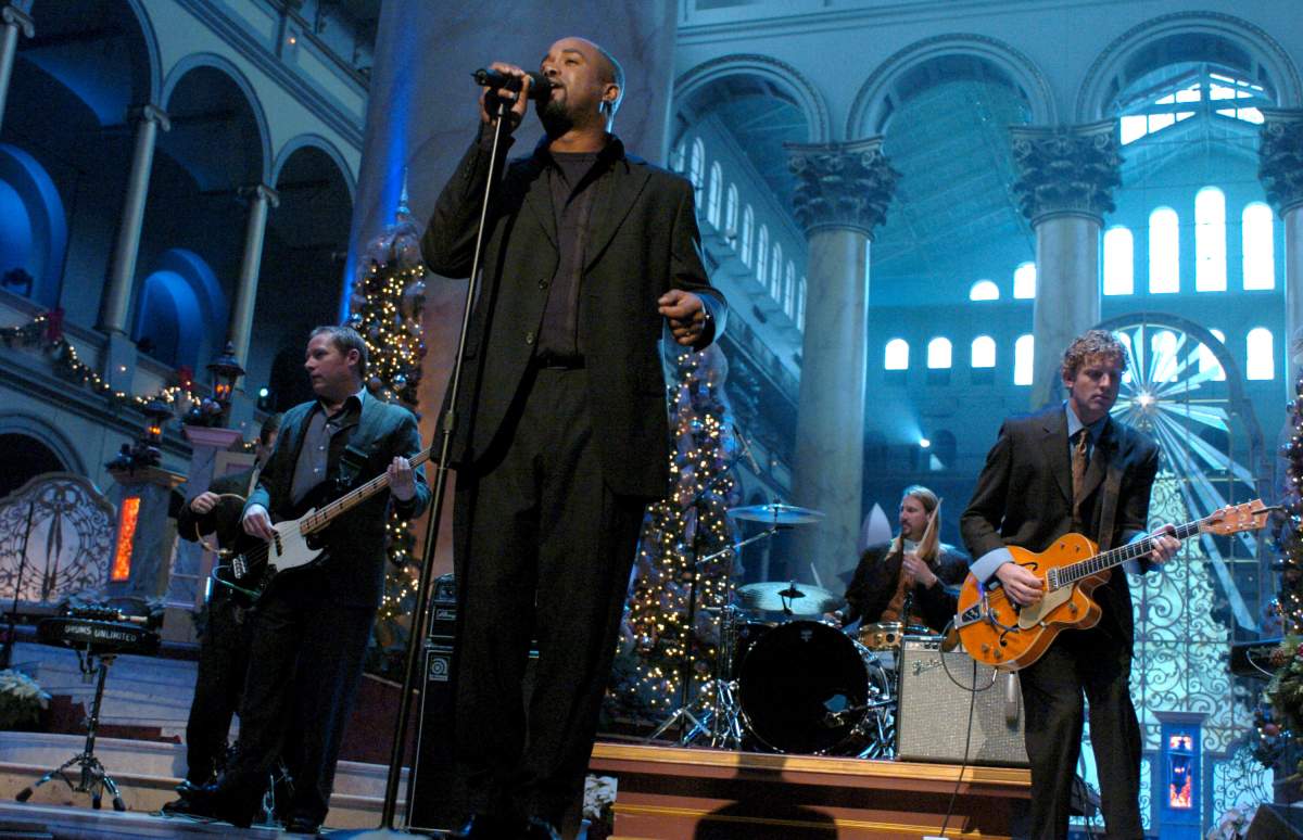 Hootie & The Blowfish during TNT’s ‘Christmas in Washington’ concert at The National Building Museum in Washington, D.C.