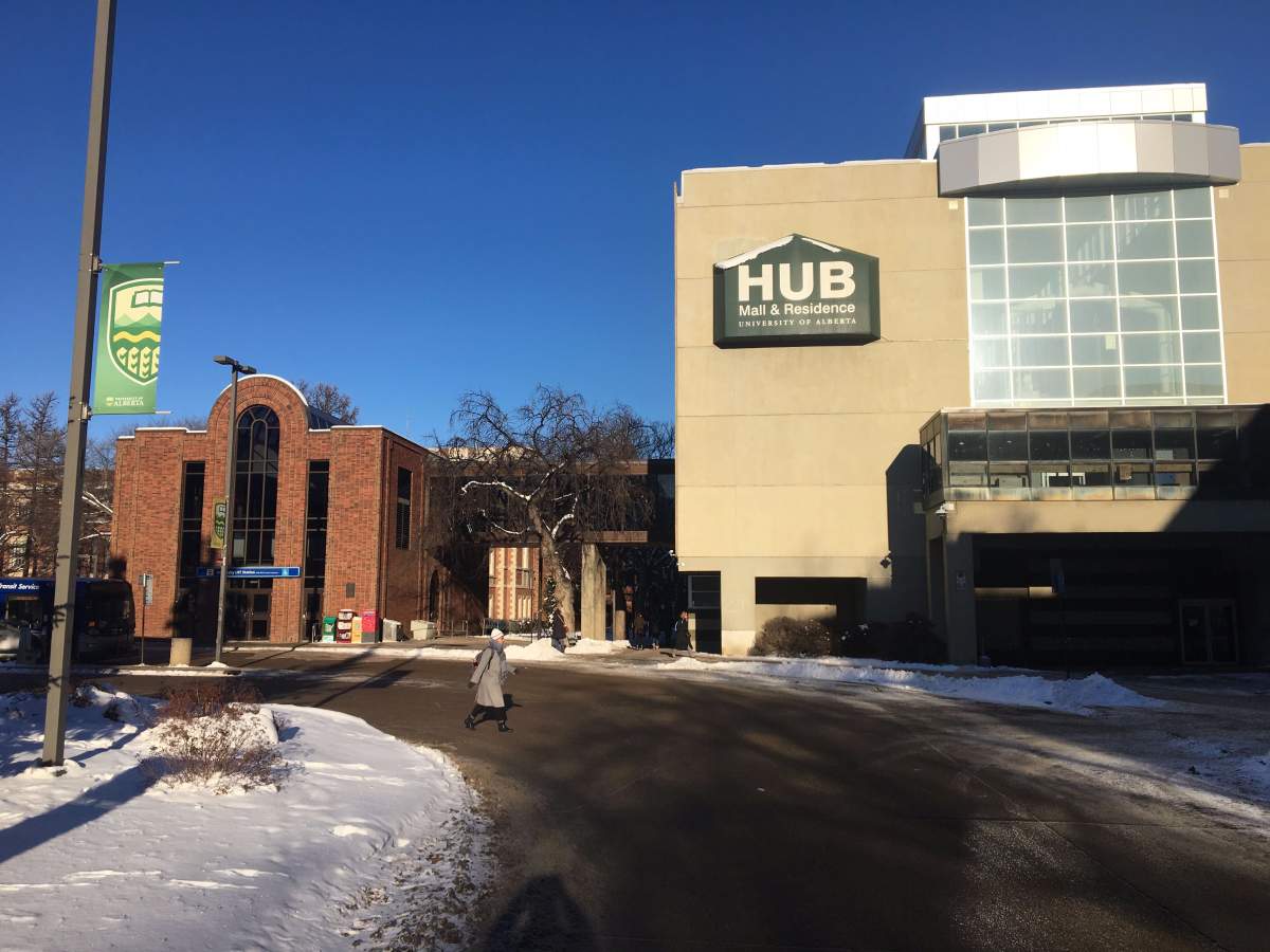 The HUB Mall residence at the University of Alberta in Edmonton, Alta., Dec. 6, 2018.