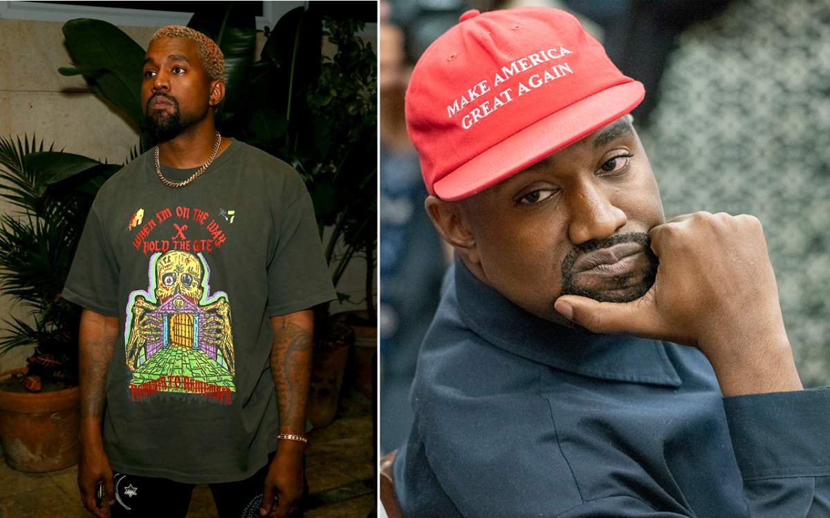 (L-R): Kanye West and Kanye West. Credit: Getty Images