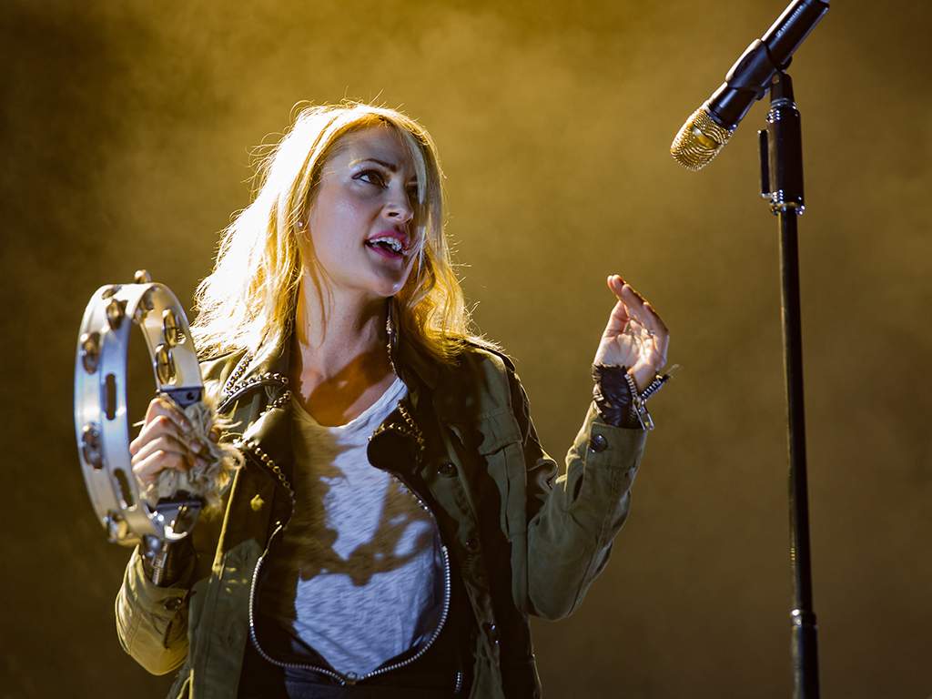 Emily Haines of Metric performs at Noise Pop 2016 at The Masonic on Feb. 23, 2016, in San Francisco, Calif.