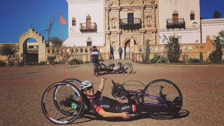 After a climbing accident left her paralyzed, Kara Douville is hoping to compete in the next Paralympic Games.
