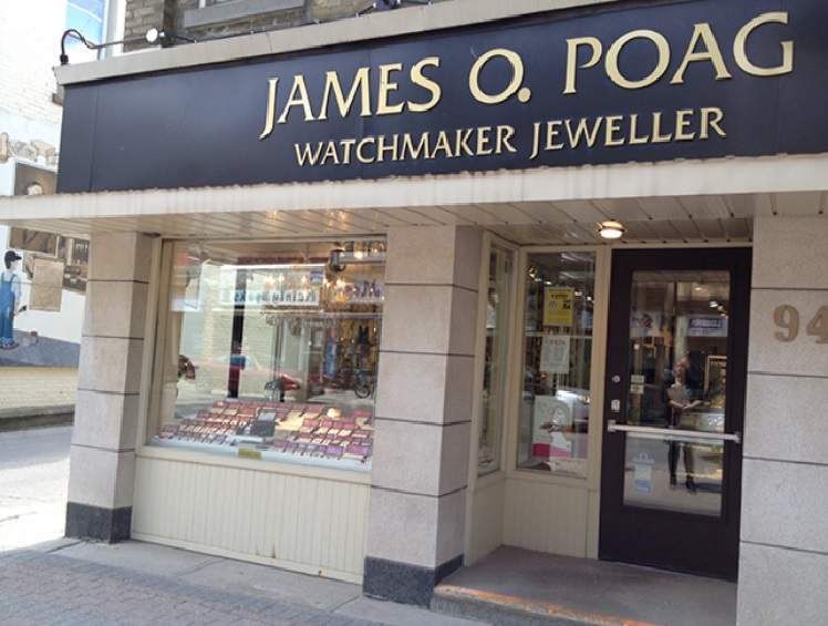 Officers are appealing to the public following a reported robbery at Poag's Jewellers in Strathroy. 