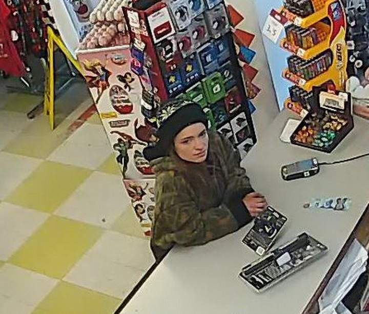 The young female suspect is described as being 20 to 30 years old and between five feet and 5-foot-5 in height.
