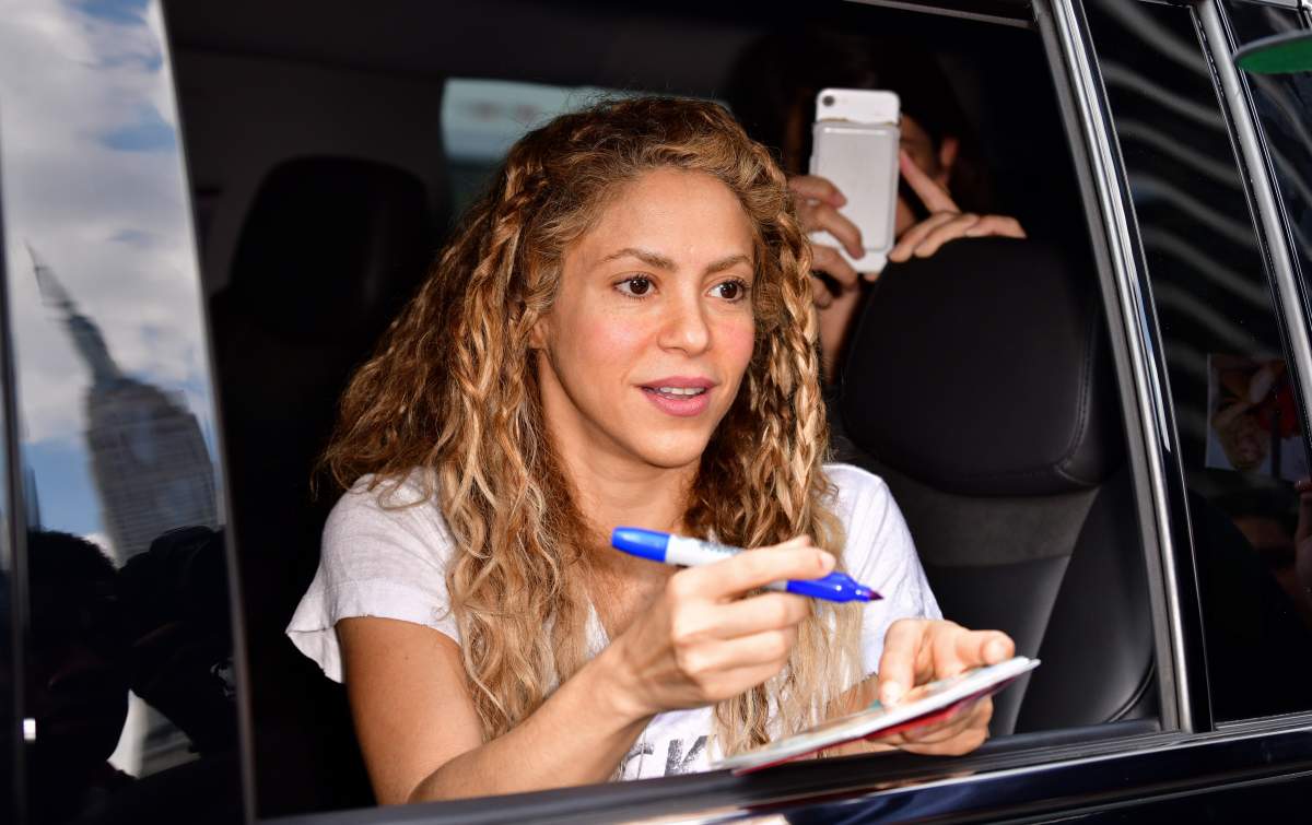 Shakira seen on the streets of Manhattan on Aug. 10, 2018, in New York City.