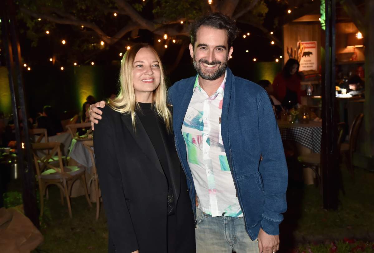 Sia and Jay Duplass attend HBO’s Los Angeles premiere of ‘Camping’ at Paramount Studios on Oct. 10, 2018, in Hollywood, Calif.