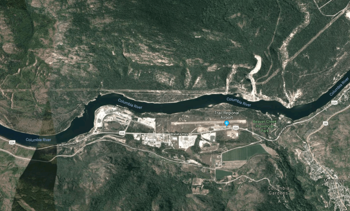 The Trail Regional Airport.
