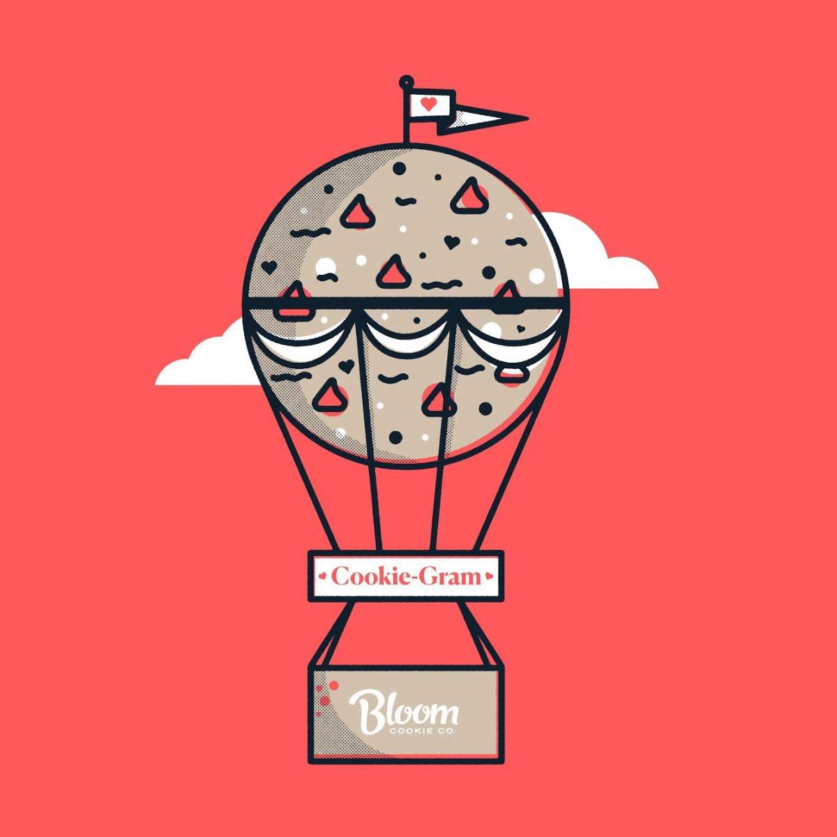 Bloom Cookie Co.’s cookie-gram campaign.