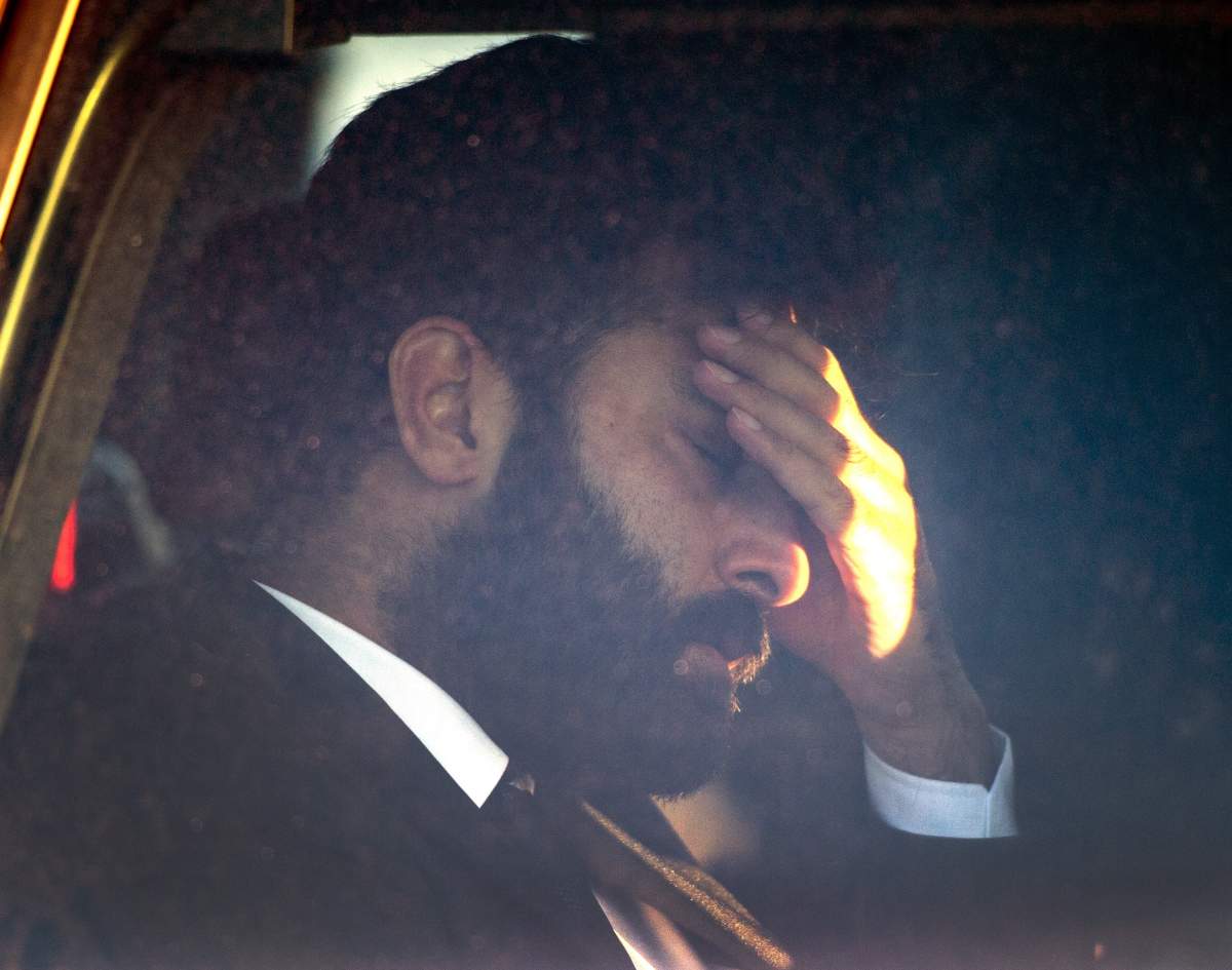 Jaskirat Singh Sidhu, the driver of the truck that collided with the bus carrying the Humboldt Broncos hockey team, leaves after the second day of sentencing hearings on Jan. 29, 2019, in Melfort, Sask.